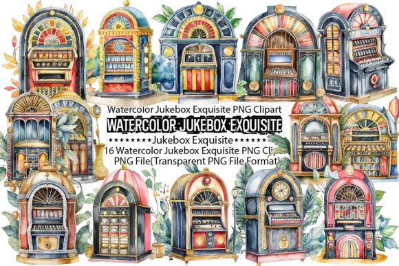 Download Watercolor Jukebox Exquisite Sublimation - Watercolor Collection