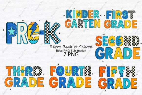 Download Retro Back to School Boys PNG Sublimatio - Back to school Collection