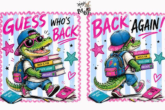 Download Back to School Crocodile PNG - Back to school Collection