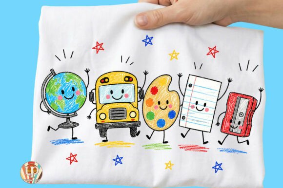 Download Back to School Doodle Trendy Sublimation - Back to school Collection